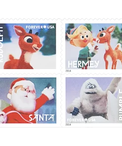 Rudolph the Red-Nosed Reindeer Forever Stamps