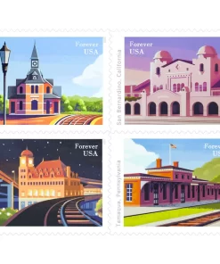 Railroad Stations Forever Stamps