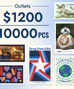 All Time Low (Price): $1200 Get 10000 Forever Stamps, More Than 100 Styles to Choose