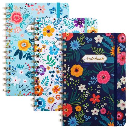 Personalized Custom A5 daily agenda Pocket planner Journal Diary PU Leather Cover dotted / dot grid Notebook with Elastic Band