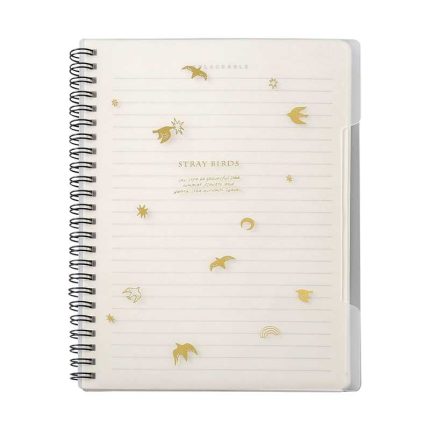 Personalized Custom Spiral Notebook With Colored Paper Recyclable Elastic Band Notebook For Promotion Gift