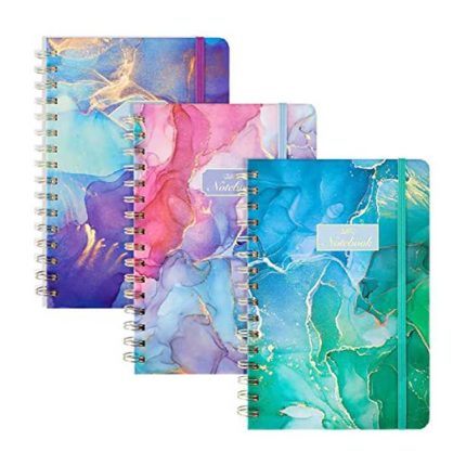 Fashion design cover personalized A4 size spiral binding journal customizable notebooks