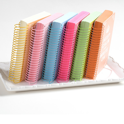 Personalized Wholesale Printed Customize Logo Spiral Notebook