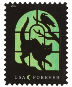 Spooky Silhouettes Forever Stamps