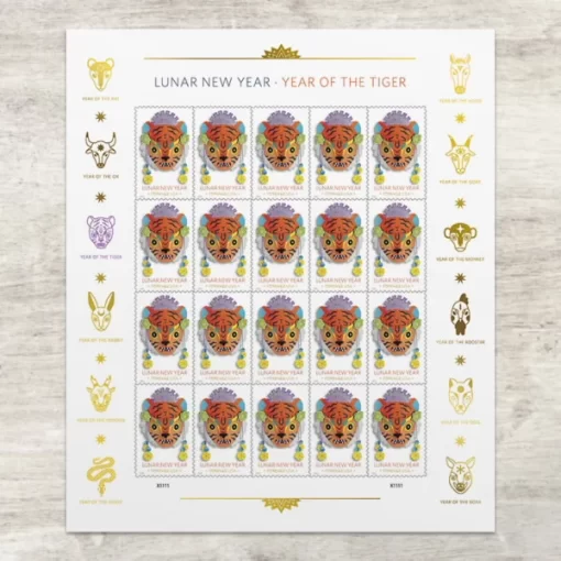 Lunar New Year: Year of the Tiger Forever Stamps - Image 2