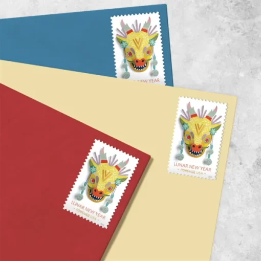Lunar New Year: Year of the Dragon Forever Stamps - Image 2