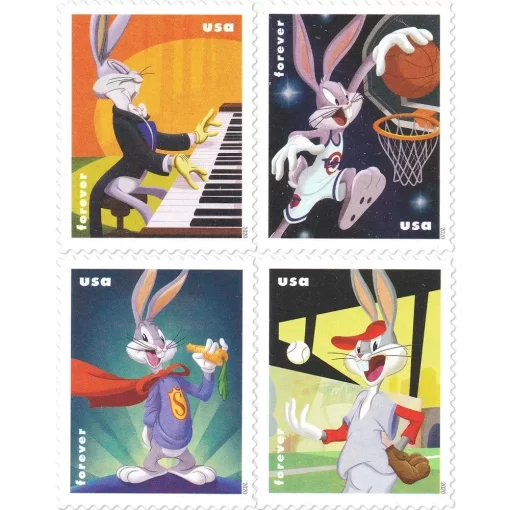 Bugs Bunny Rabbit Forever Stamps - Image 2