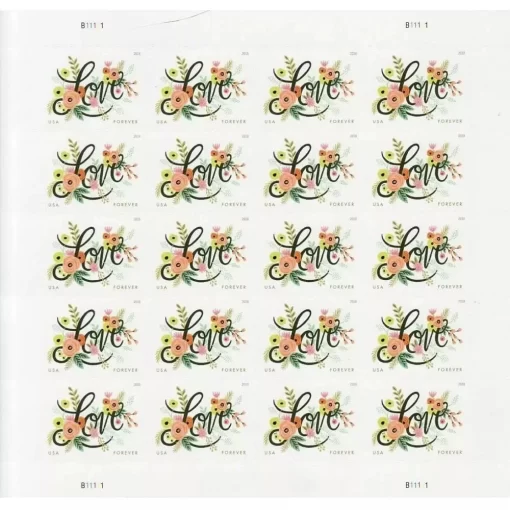 Love Flourishes Forever Stamps - Image 2