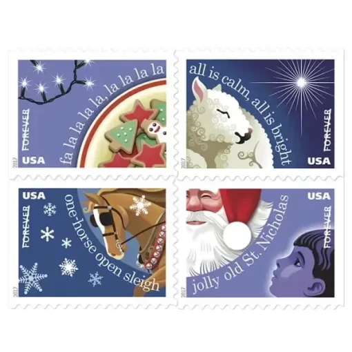 Christmas Carols Forever Stamps - Image 2