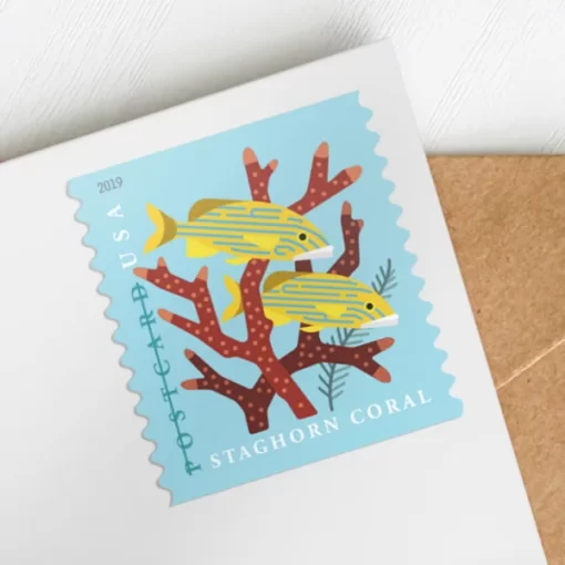 Coral Reefs Postcard Forever Stamps - Image 2