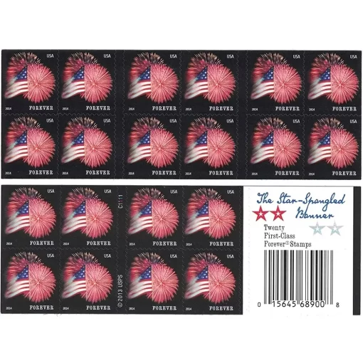 2014 Star-Spangled Banner Forever Stamps - Image 2