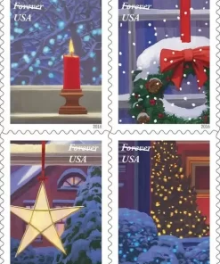 Holiday Windows Forever Stamps