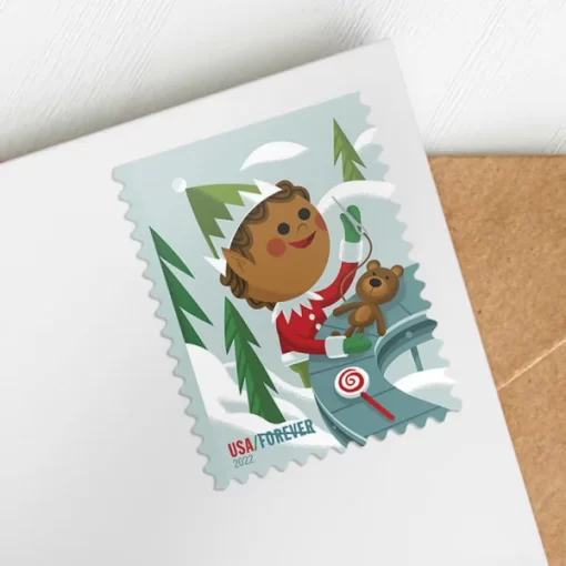 Holiday Elves Forever Stamps - Image 2
