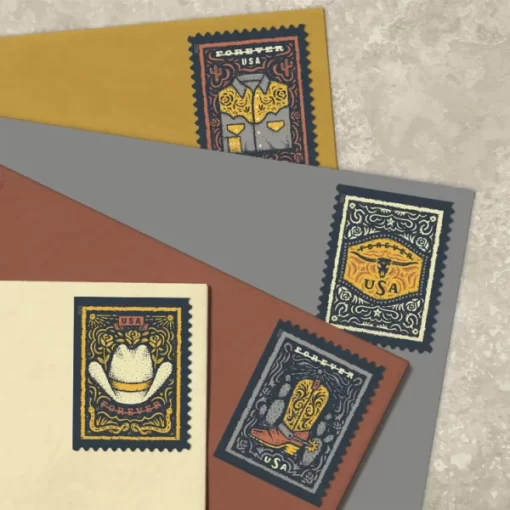 Western Wear Forever Stamps - Image 3