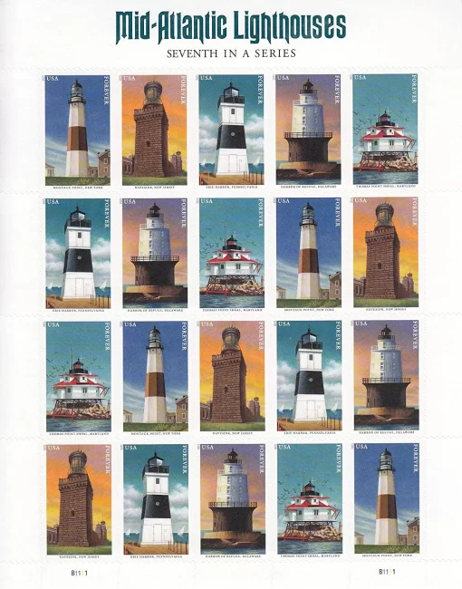Mid Atlantic Lighthouses Forever Stamps - Image 4