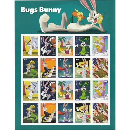Bugs Bunny Rabbit Forever Stamps - Image 3