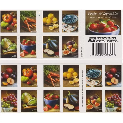 Fruits & Vegetables Forever Stamps - Image 3