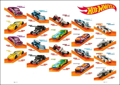 Hot Wheels Forever Stamps - Image 3