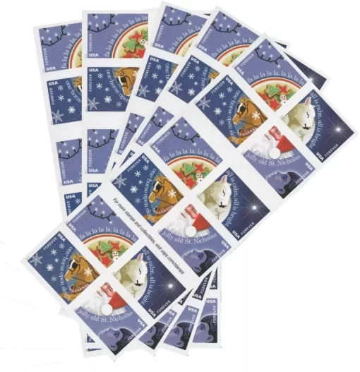 Christmas Carols Forever Stamps - Image 3