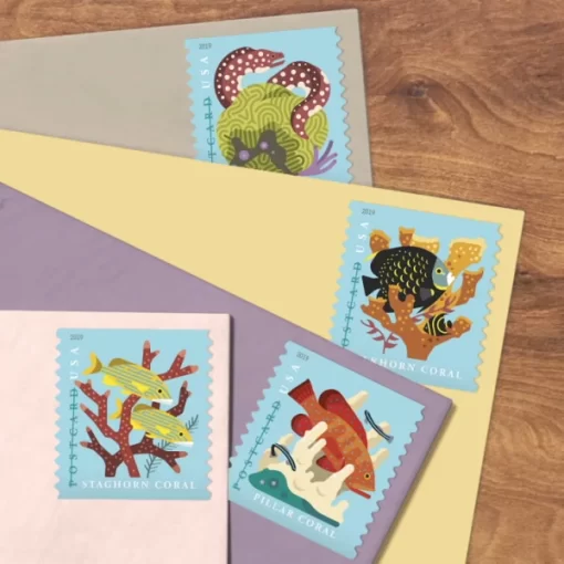 Coral Reefs Postcard Forever Stamps - Image 3