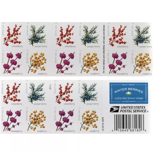 Winter Berries Forever Stamps - Image 2