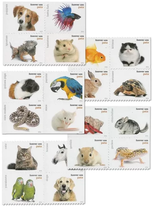 Pets Celebrate Animals Forever Stamps - Image 3