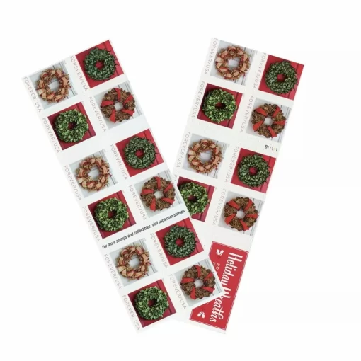 Holiday Wreaths Forever Stamps - Image 3