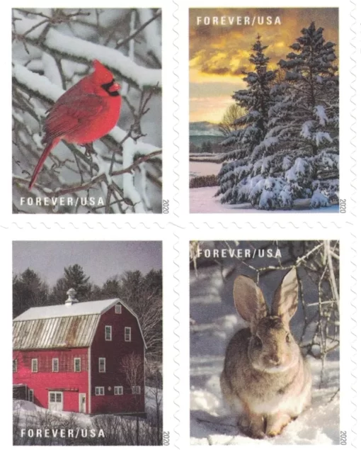 Winter Scenes Forever Stamps - Image 3