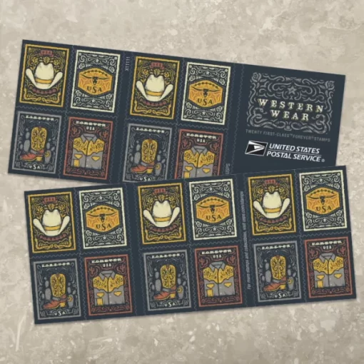 Western Wear Forever Stamps - Image 4