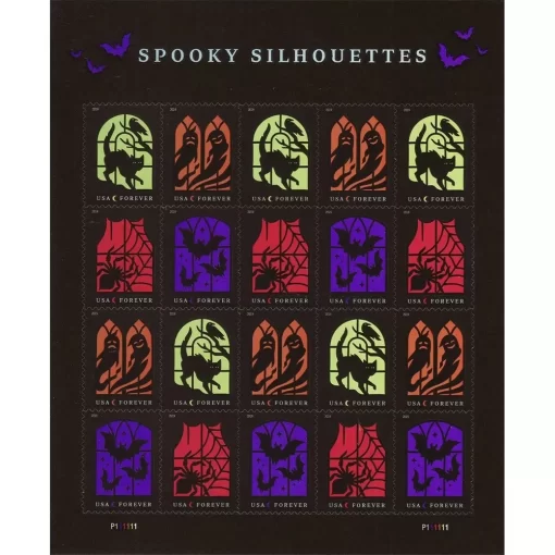 Spooky Silhouettes Forever Stamps - Image 3