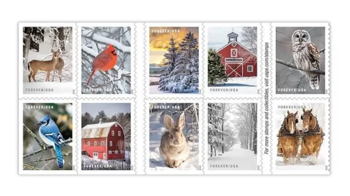 Winter Scenes Forever Stamps - Image 4