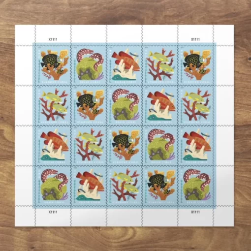 Coral Reefs Postcard Forever Stamps - Image 4